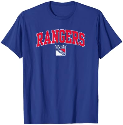 New York Rangers Arch Over Royal Officially Licensed T-Shirt - T-Shirt | Royal