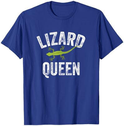 Lizard Queen Lizard Reptile Gecko T-Shirt - T-Shirt | Royal