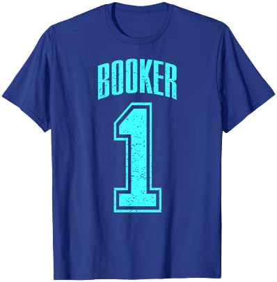 Booker Supporter Number 1 Greatest Fan T-Shirt - T-Shirt | Royal