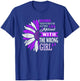 Seizures Tried To Beat Me Epilepsy Warrior Awareness Purple T-Shirt - T-Shirt | Royal