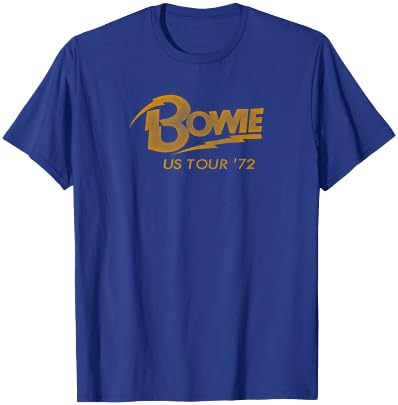 David Bowie - US Tour '72 T-Shirt - T-Shirt | Royal