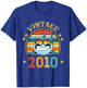 Vintage Shark Gift 16 Years Old Retro Vintage 2010 T-Shirt - T-Shirt | Royal