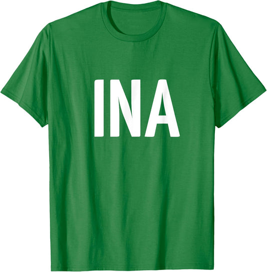 INA - Argentina Three Part Design - Argentinian Flag Part 3 T-Shirt - T-Shirt | Irish Green
