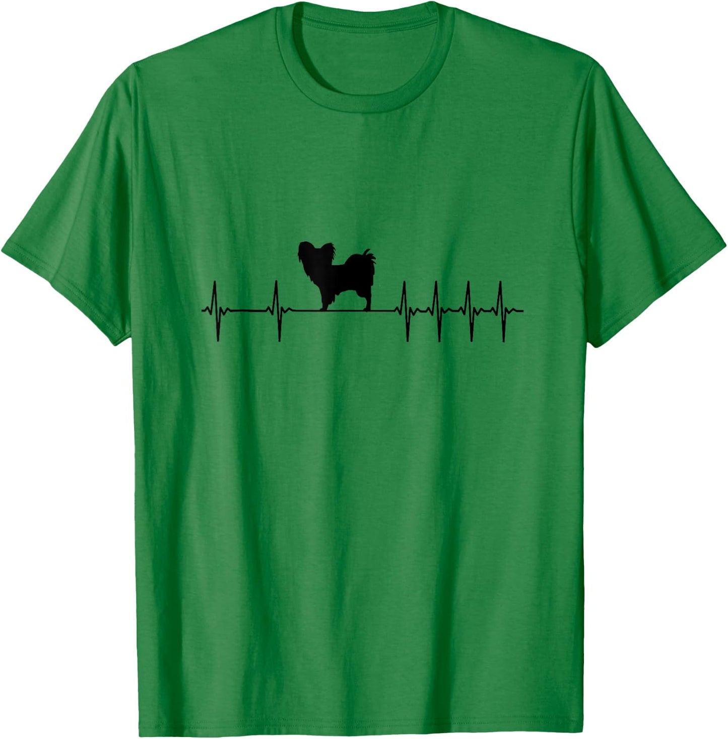 Papillon Dog Women Girls Kids T-Shirt - T-Shirt | Irish Green