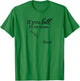 If You Fall, I'll be There | Floor Funny Stick Figure Joke T-Shirt - T-Shirt | Irish Green