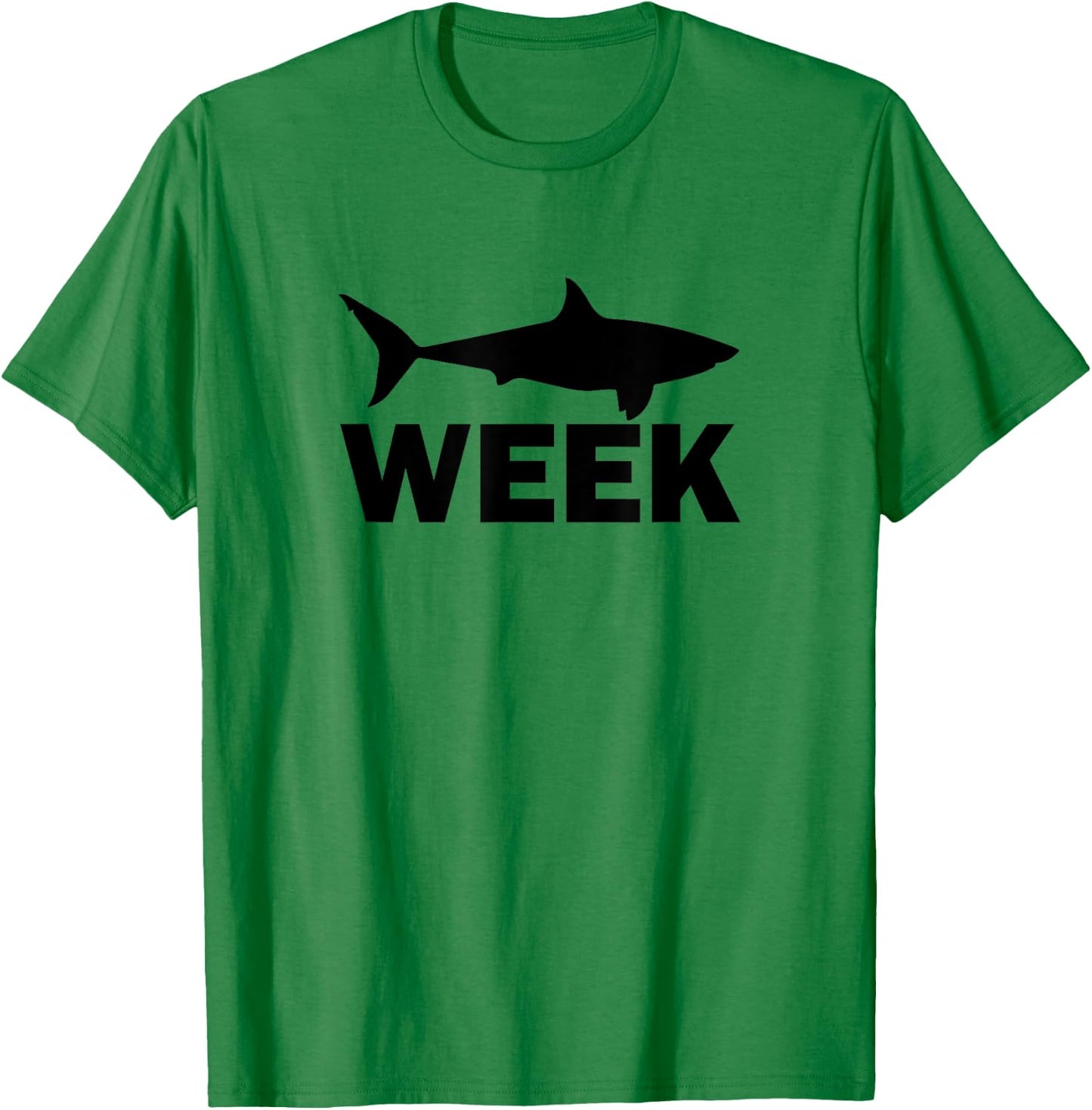 Week of Shark Funny Sharks Great Discovery Time T-Shirt - T-Shirt | Irish Green