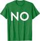 NO - Norway Three Part Combo Design - Norwegian Flag Part 1 T-Shirt - T-Shirt | Irish Green