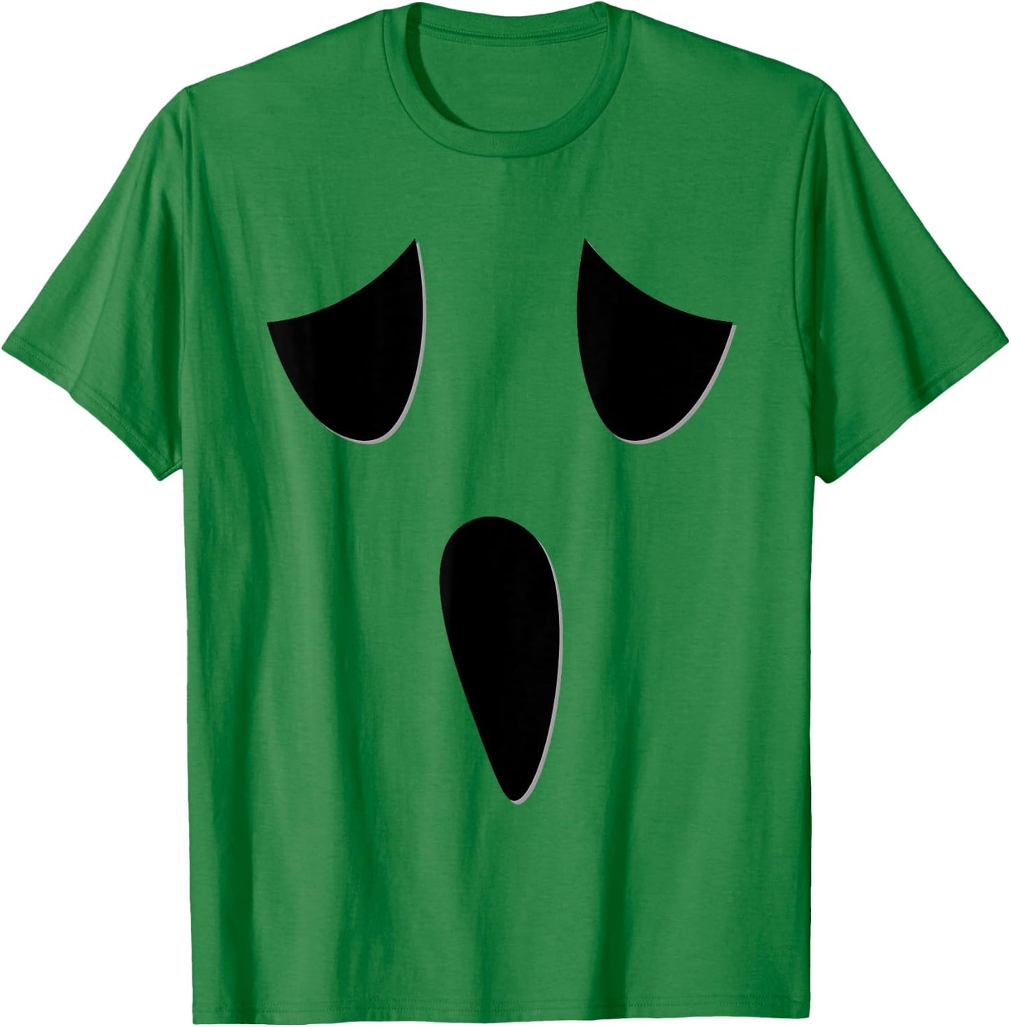 Ghost Face Costume Funny Kids Halloween Outfit Ghoul Face T-Shirt - T-Shirt | Irish Green