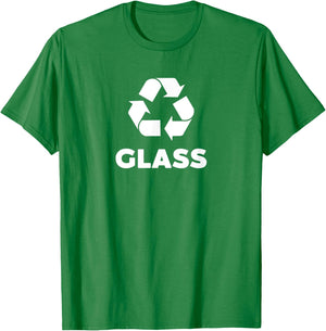 Recycling garbage Trash can Halloween Group Costumes glass T-Shirt - T-Shirt | Irish Green
