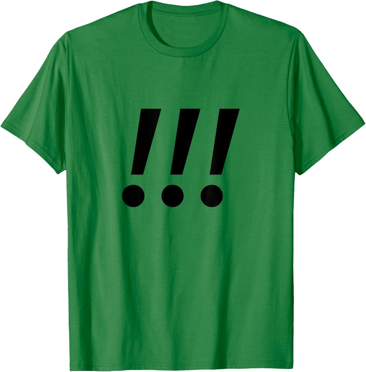 Exclamation Points T-Shirt - T-Shirt | Irish Green
