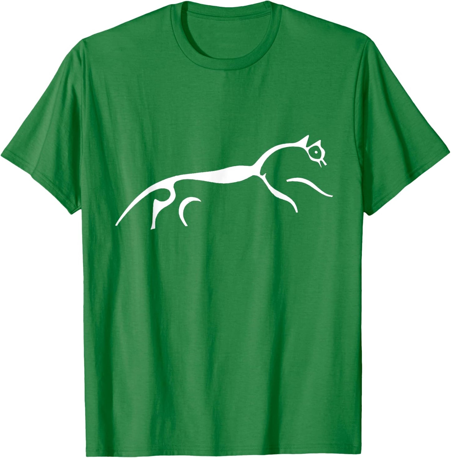 Uffington White Horse T-Shirt - T-Shirt | Irish Green