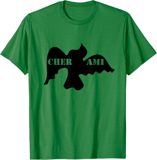 Cher Ami - World War I Homing Pigeon Army Military History T-Shirt - T-Shirt | Irish Green