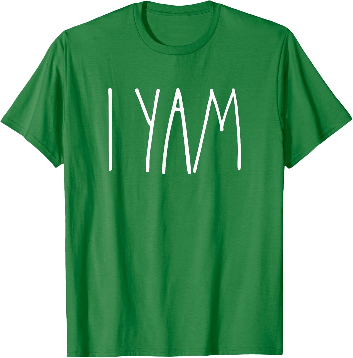 Thanksgiving Couples Sweet Potato I Yam Shirt Orange T-Shirt - T-Shirt | Irish Green