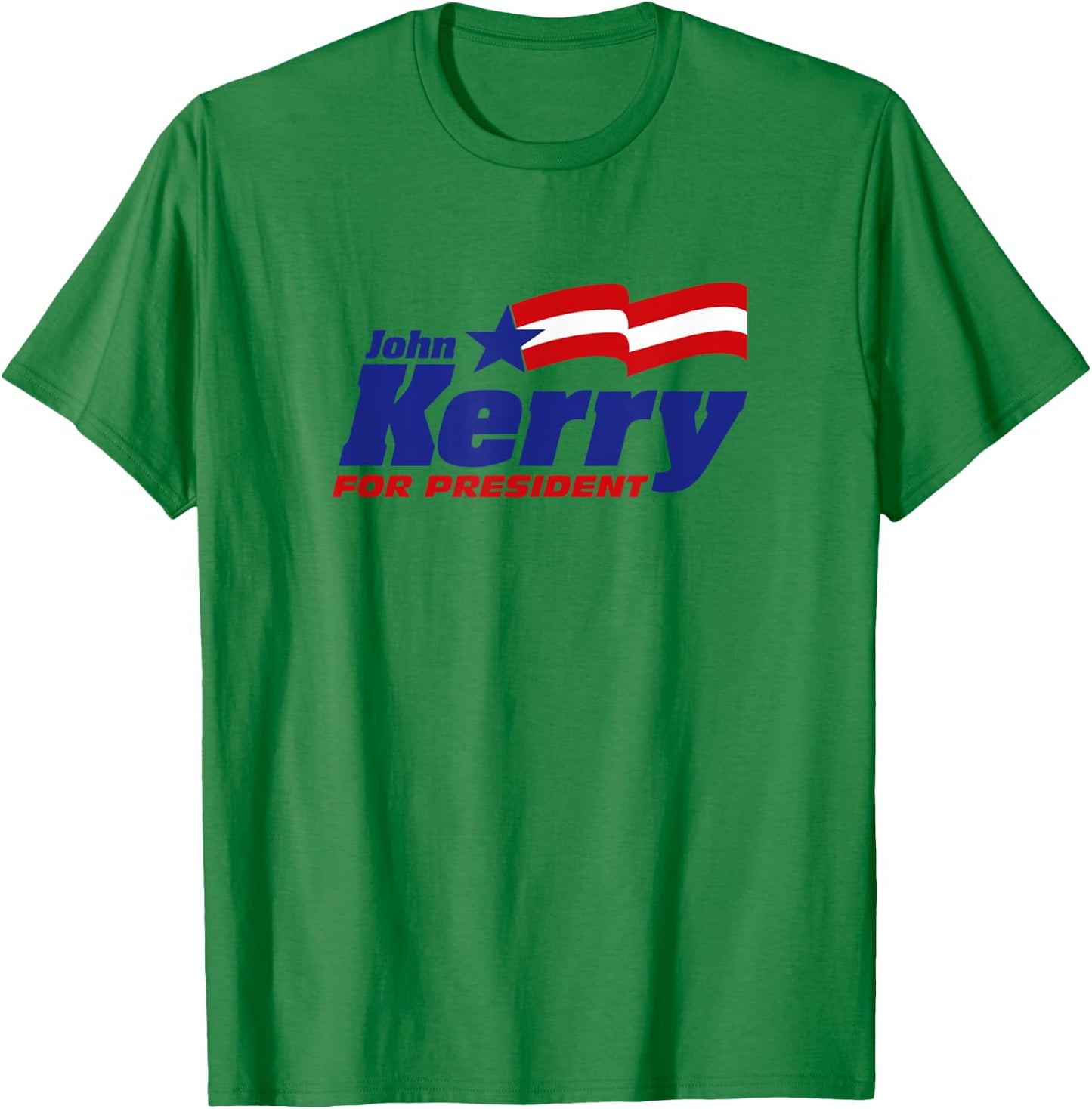 John Kerry For President 2024 | Kerry 2024 Democrat USA T-Shirt - T-Shirt | Irish Green