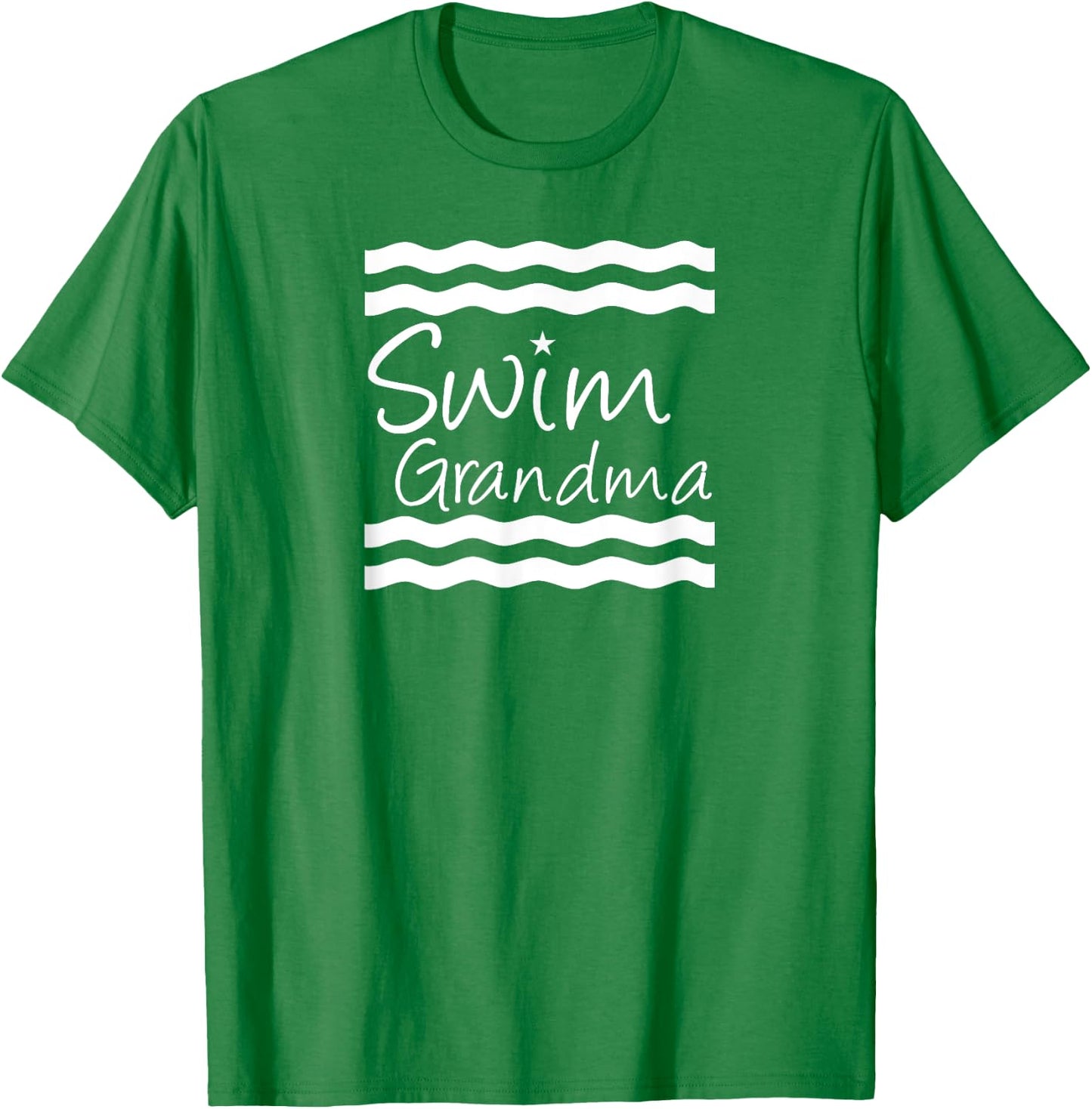 Swim Star Grandma meet day swimming mama gift T-Shirt - T-Shirt | Irish Green