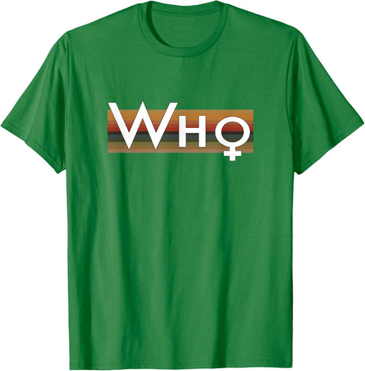 Who 13th Doctor Female Symbol T-Shirt - T-Shirt | Irish Green