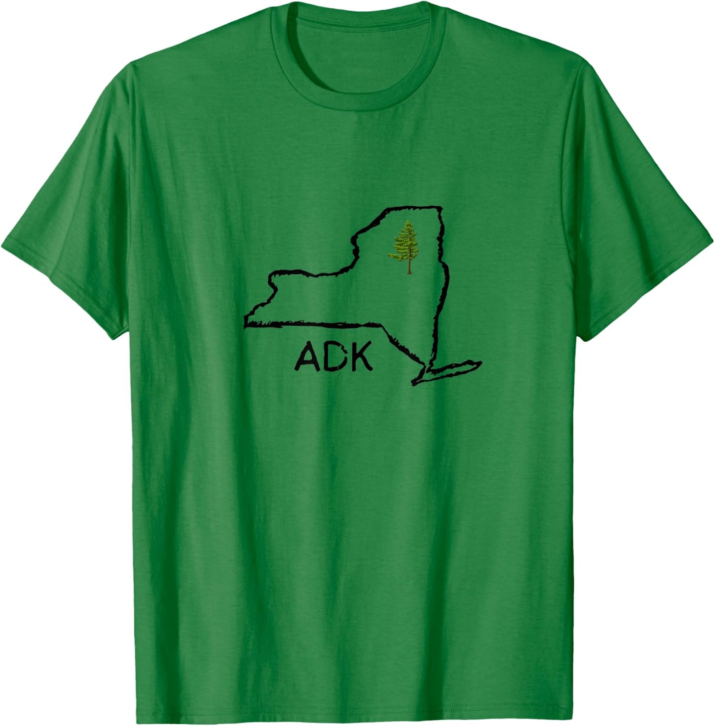 Adk Ny T-Shirt - T-Shirt | Irish Green