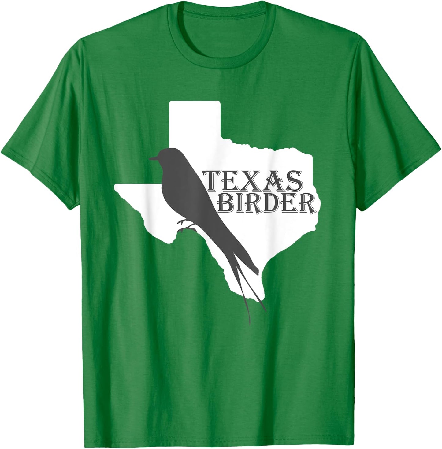 Texas Birder shirt for Birdwatcher or Birder T-Shirt - T-Shirt | Irish Green