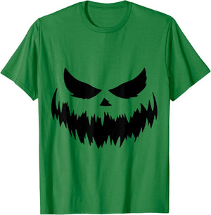 Pumpkin Jack O Lantern Face Jackolantern T-Shirt - T-Shirt | Irish Green