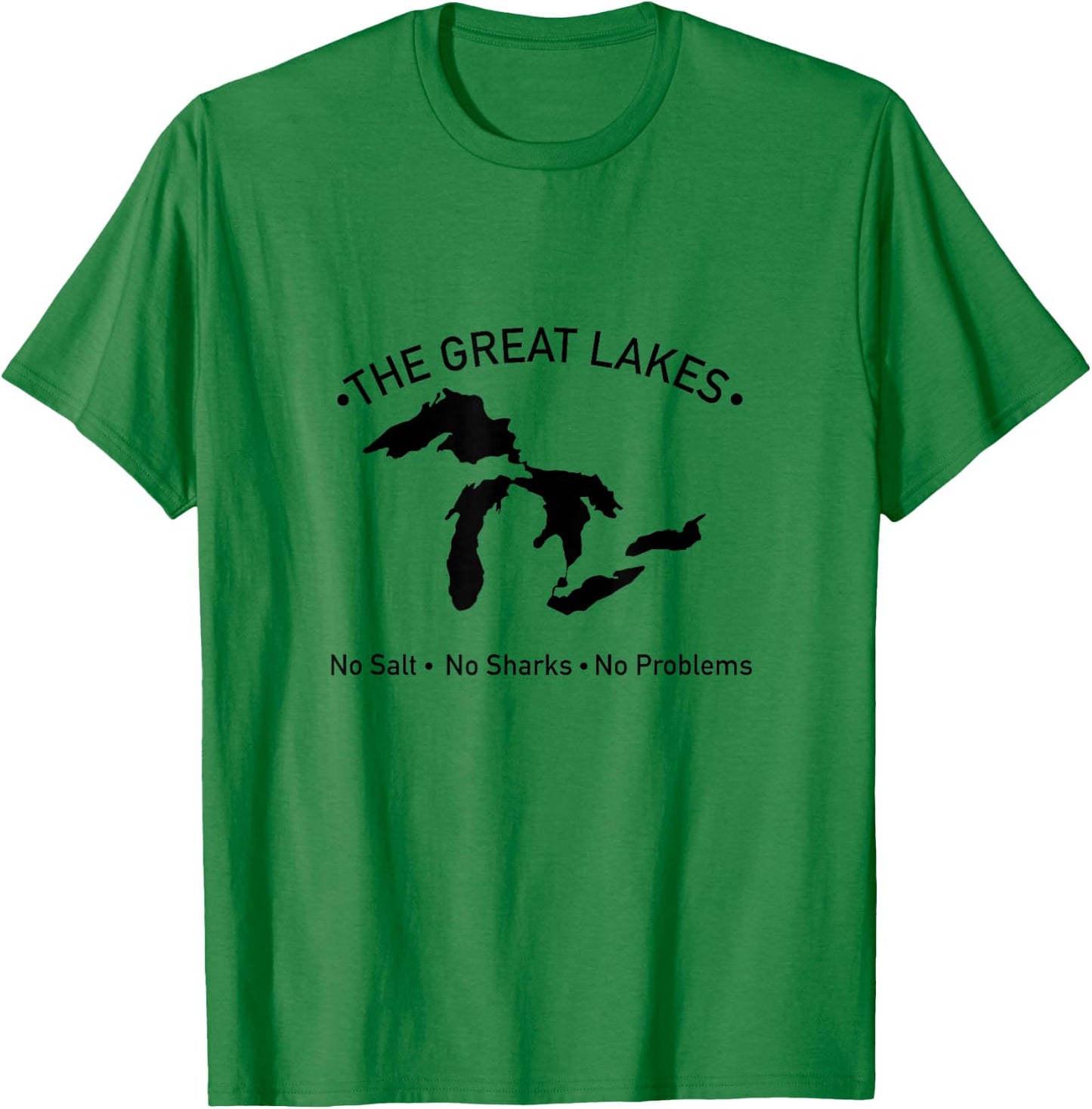 No Salt, No Sharks, No Problem T-Shirt - T-Shirt | Irish Green