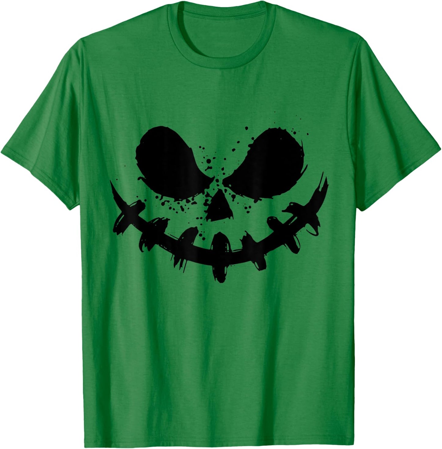 Pumpkin Jack O Lantern Face Jackolantern T-Shirt - T-Shirt | Irish Green
