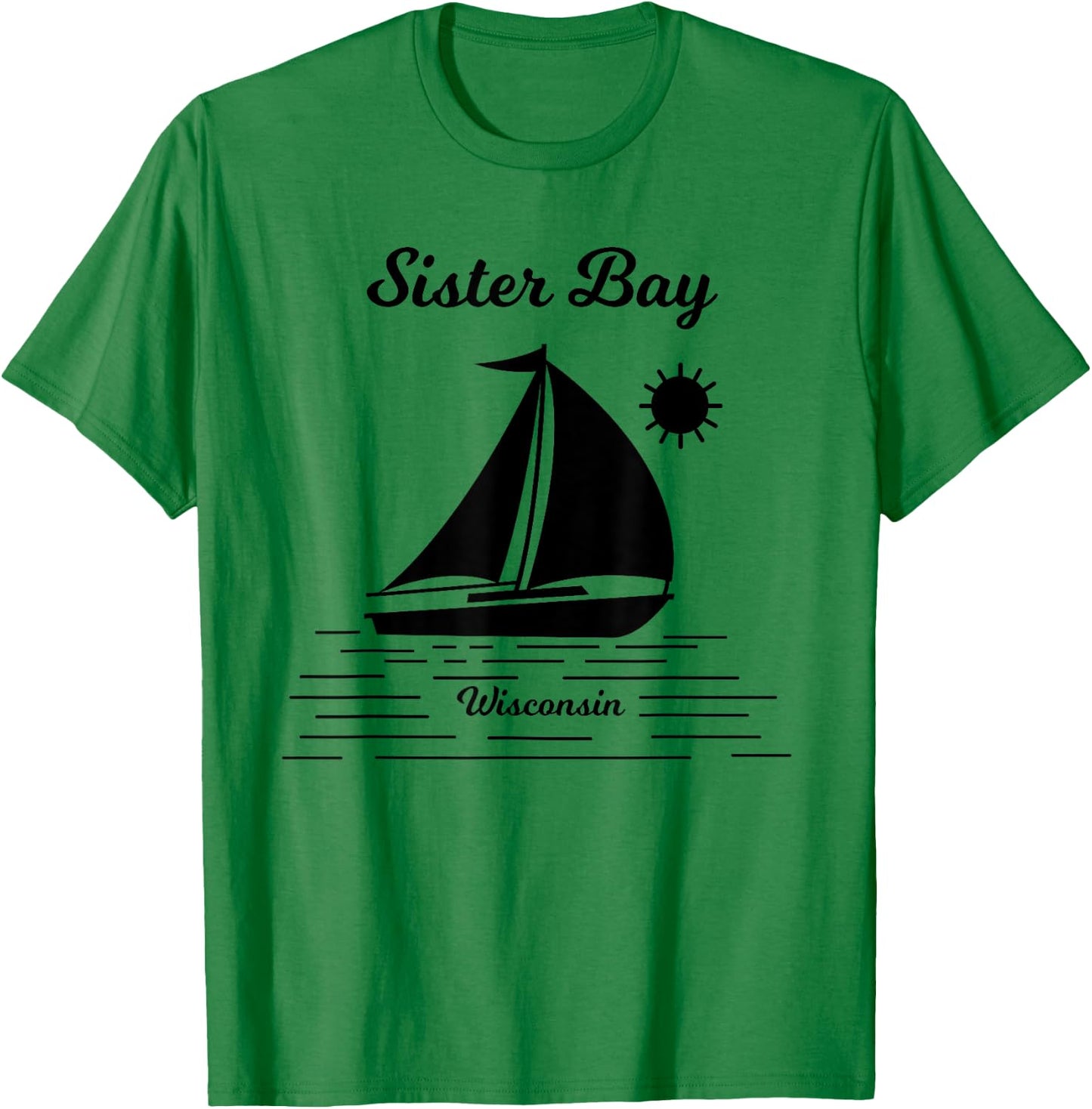 Sister Bay Door County Wisconsin T-Shirt - T-Shirt | Irish Green