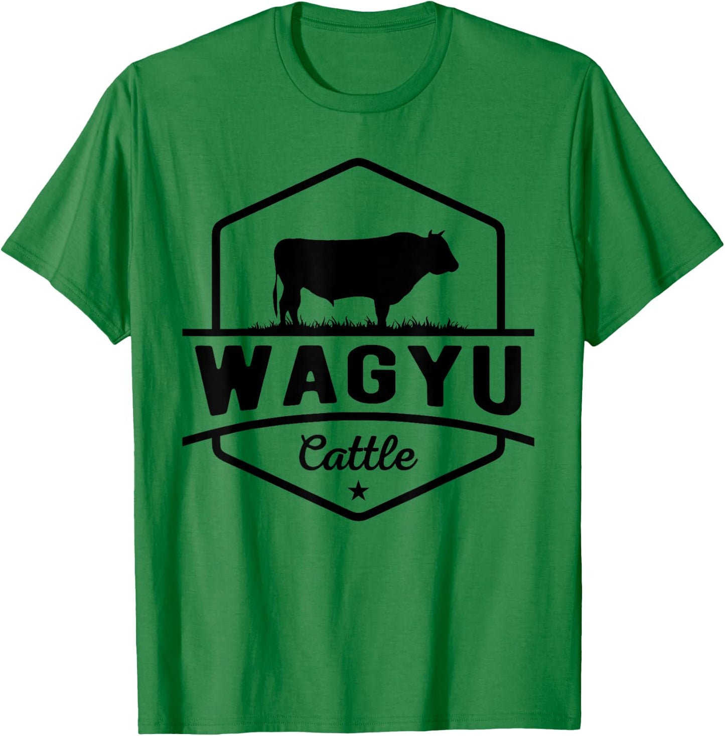 Cow Farmer - Wagyu Cattle T-Shirt - T-Shirt | Irish Green