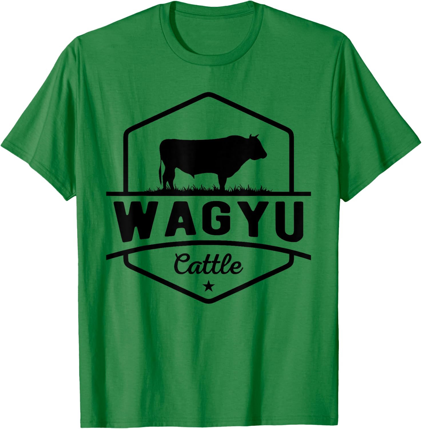 Cow Farmer - Wagyu Cattle T-Shirt - T-Shirt | Irish Green