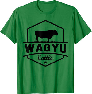 Cow Farmer - Wagyu Cattle T-Shirt - T-Shirt | Irish Green