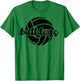 Bulldogs Volleyball Team Mascot School Spirit Game Night T-Shirt - T-Shirt | Irish Green