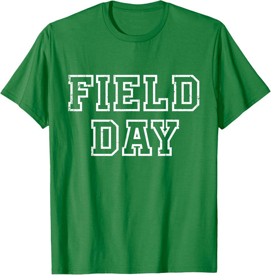 Field Day 2025 For school teachers kids and family Red T-Shirt - T-Shirt | Irish Green