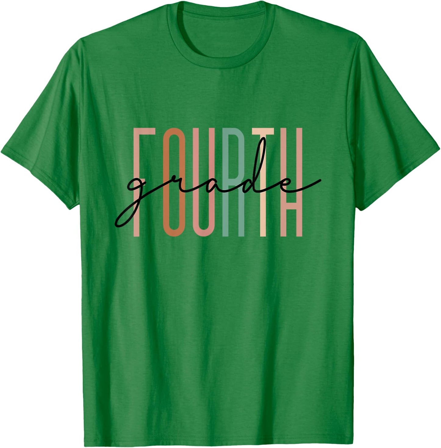 Fourth Grade Girls Boys Teacher Team 4th Grade Squad T-Shirt - T-Shirt | Irish Green
