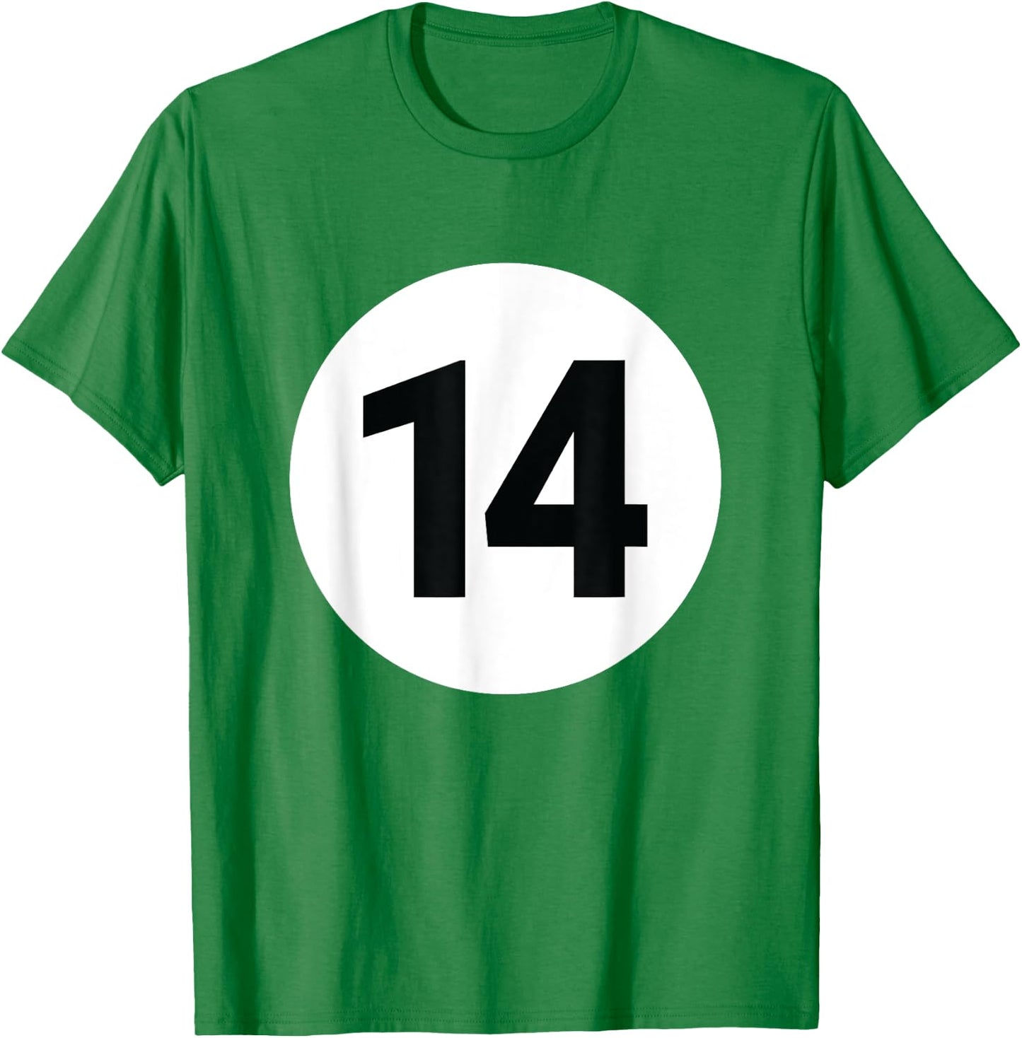 8 Pool Ball 14 Billiards Costume Halloween Group Matching T-Shirt - T-Shirt | Irish Green