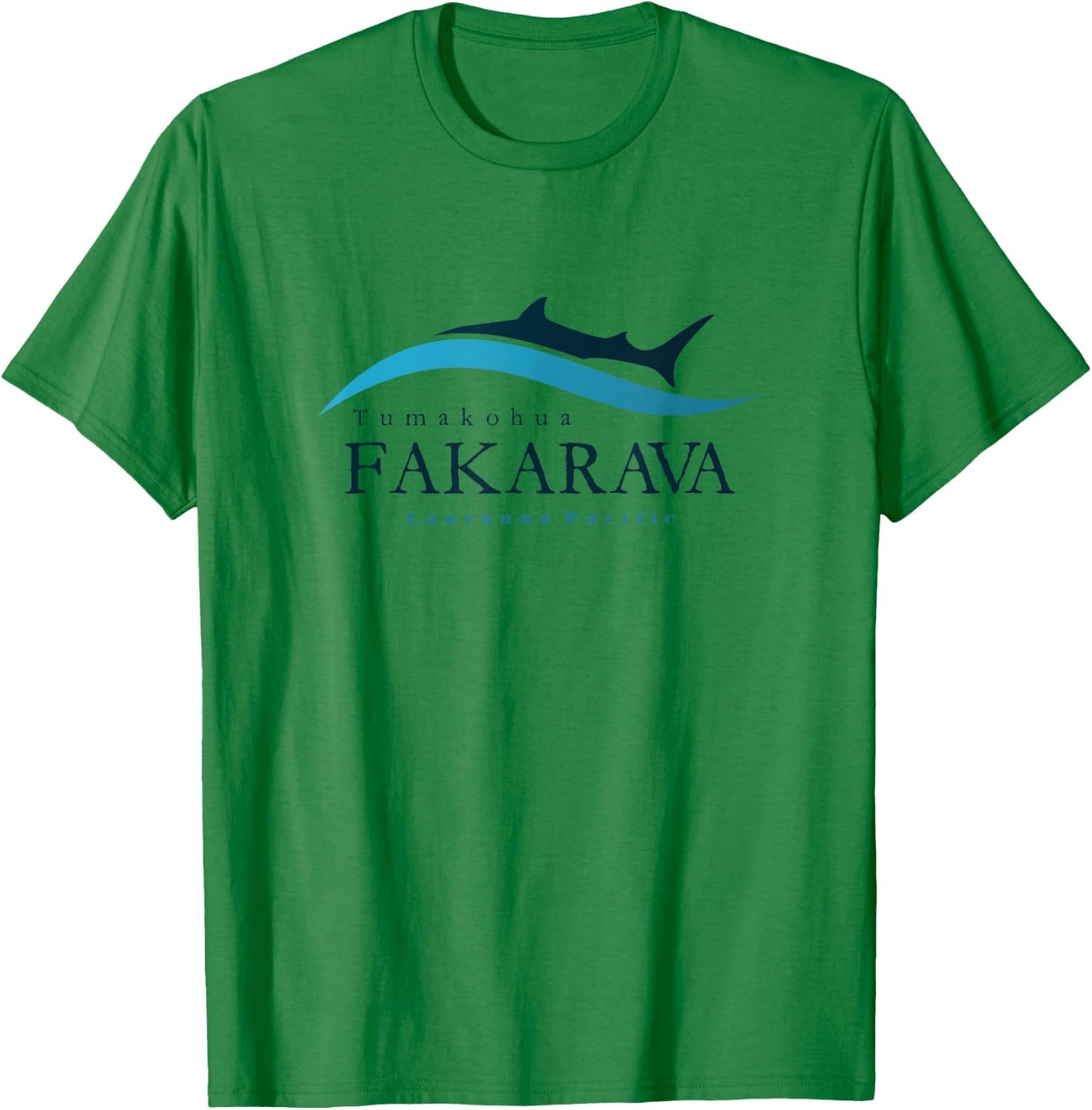 Fakarava Tumakohua Shark, Scuba Diving, Wall of Sharks T-Shirt - T-Shirt | Irish Green