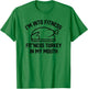 I'm into Fitness Turkey in My Mouth boys Funny Thanksgiving T-Shirt - T-Shirt | Irish Green
