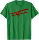 Plane Red Baron T-Shirt - T-Shirt | Irish Green
