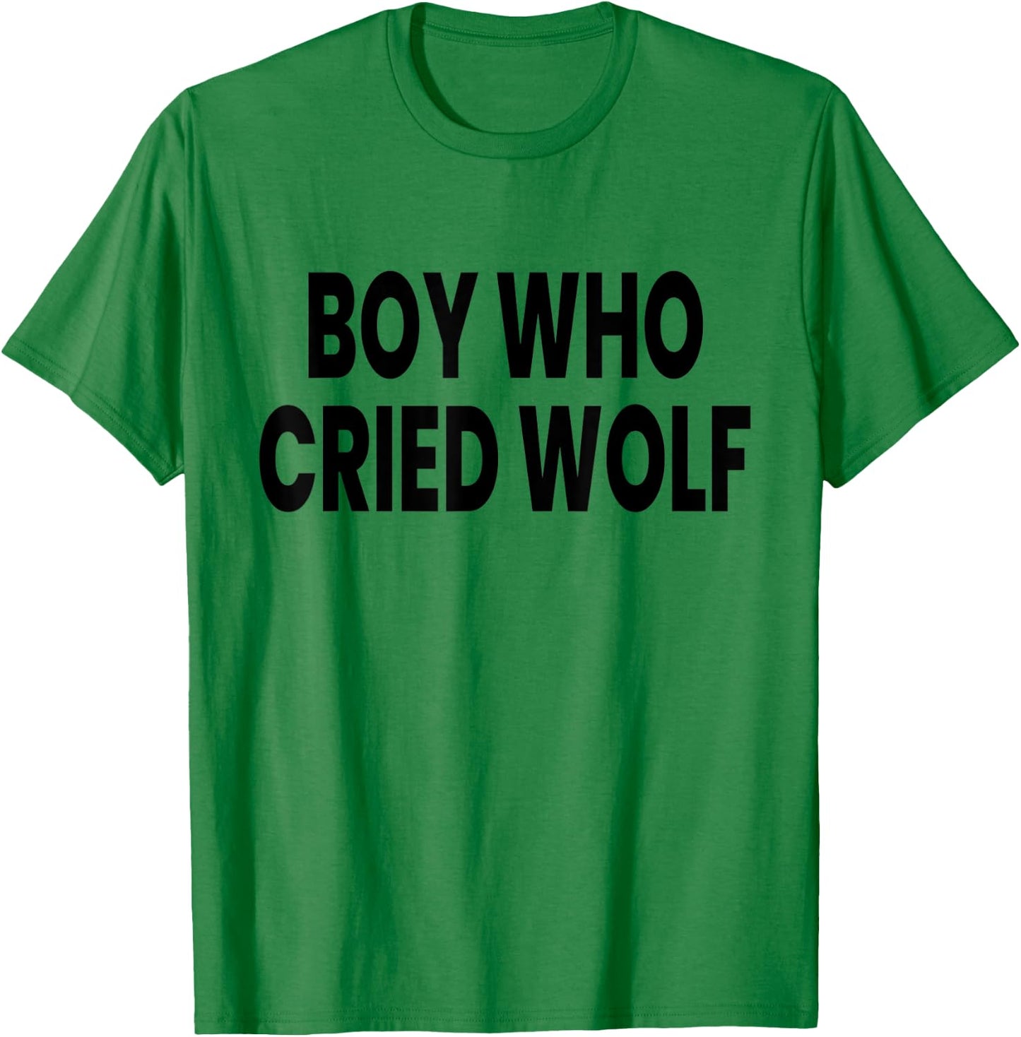 Boy Who Cried Wolf T-Shirt - T-Shirt | Irish Green