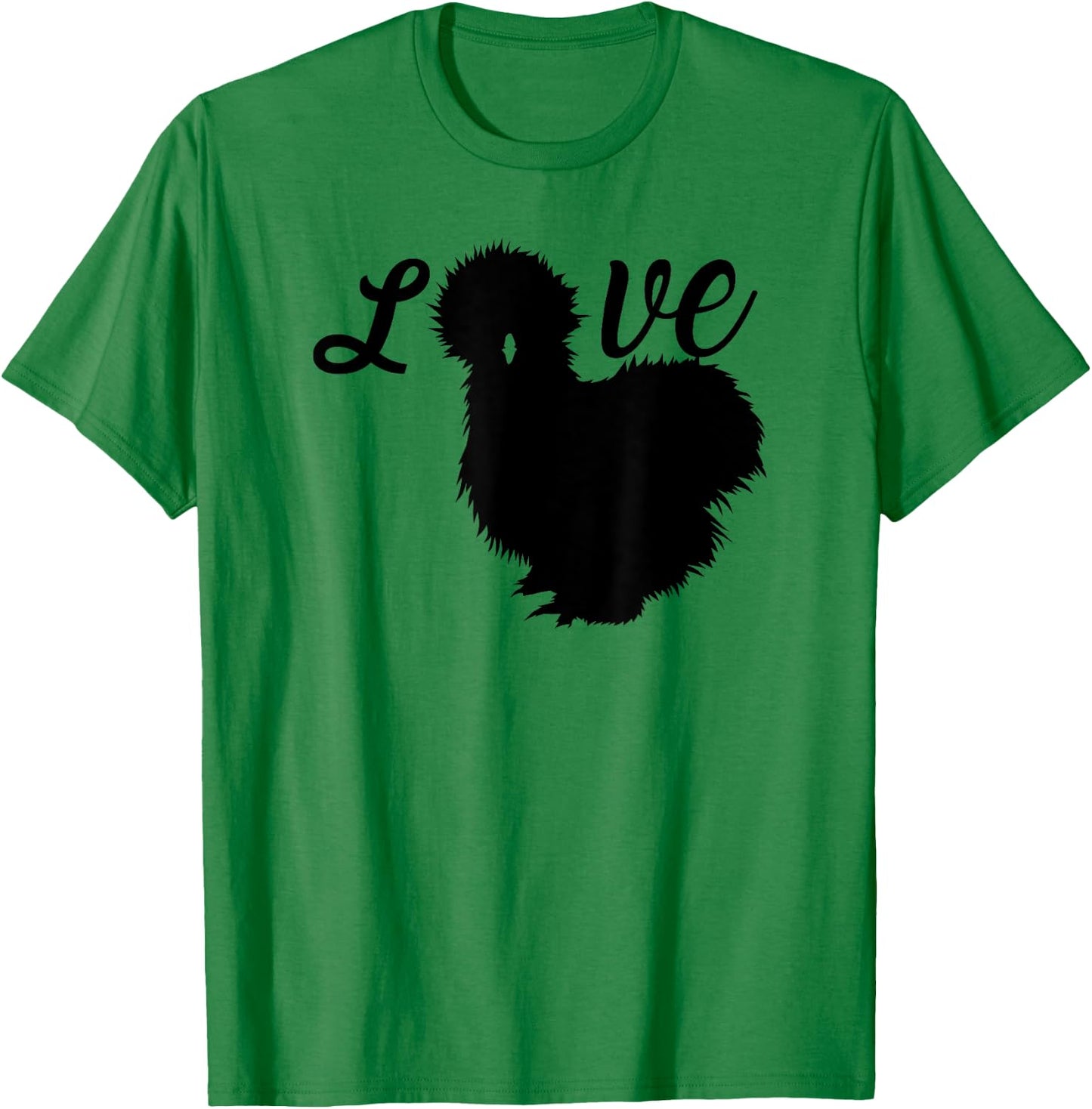 Silk Chicken, Silk Chicken, Silkie, Chicken, Whisperer T-Shirt - T-Shirt | Irish Green