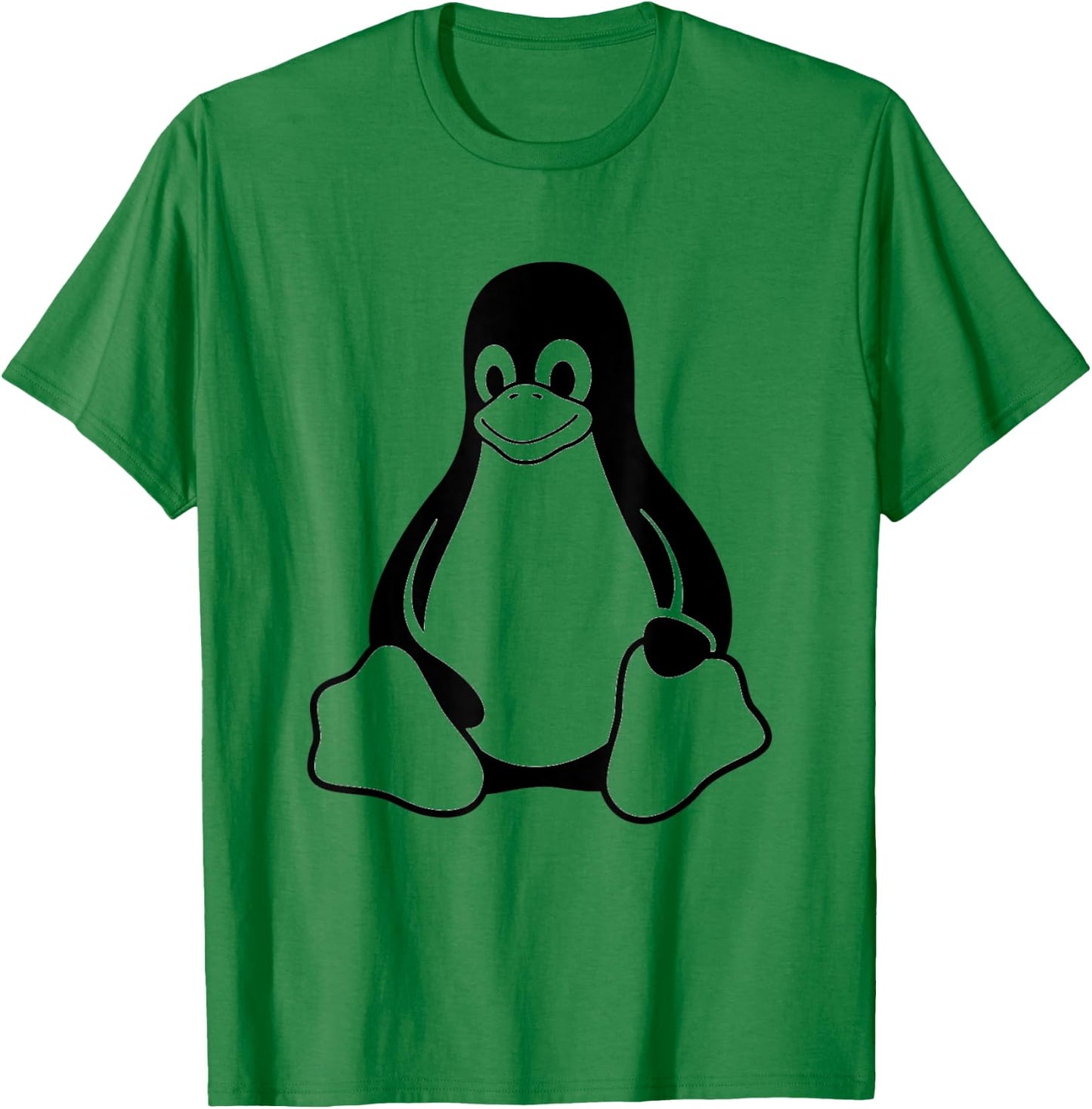 Linux Tux lover w/ tagline Logo Open Source Os T-Shirt - T-Shirt | Irish Green