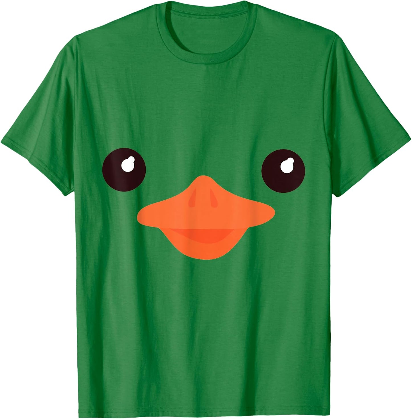 Duck Face Costume Halloween Pretend I'm A Duck Funny T-Shirt - T-Shirt | Irish Green