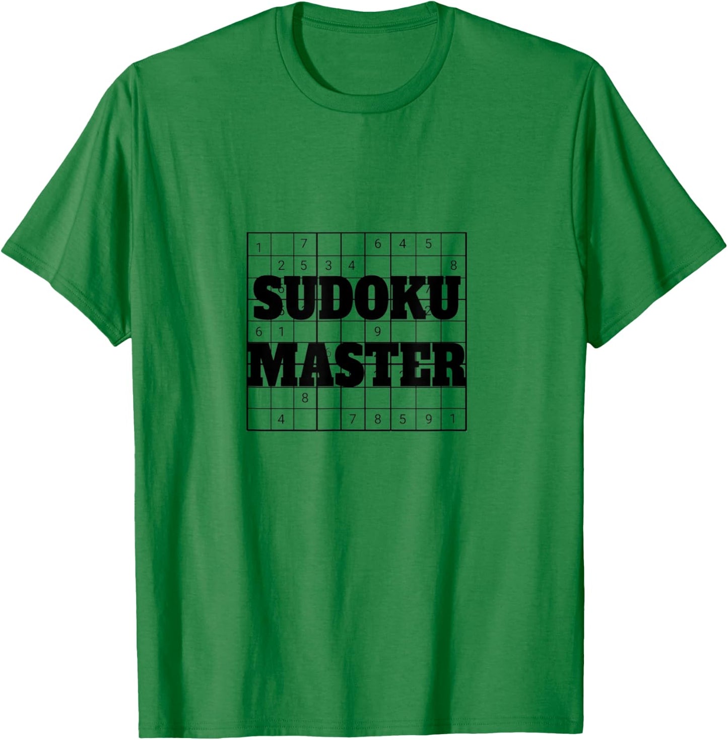 Sudoku Master for Seniors Puzzle Game Professional Player T-Shirt - T-Shirt | Irish Green