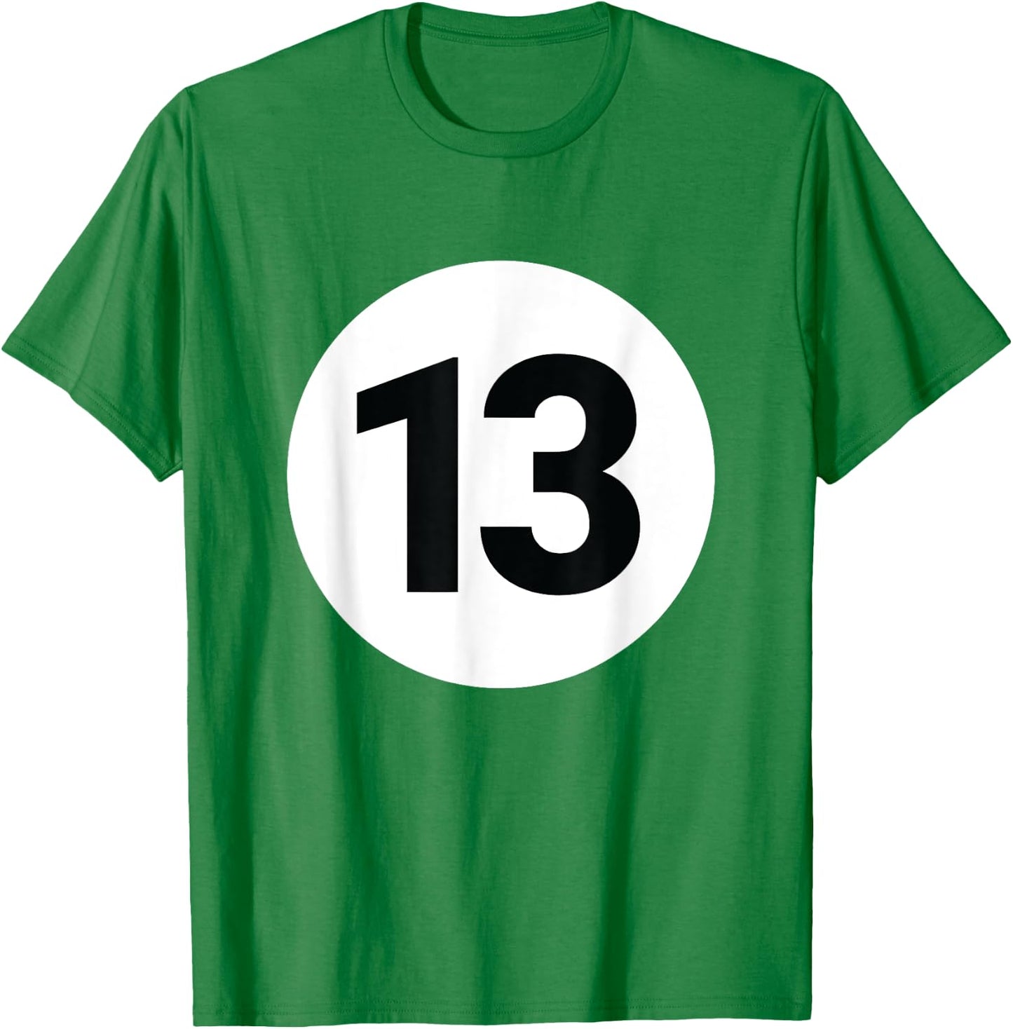 8 Pool Ball 13 Billiards Costume Halloween Group Matching T-Shirt - T-Shirt | Irish Green