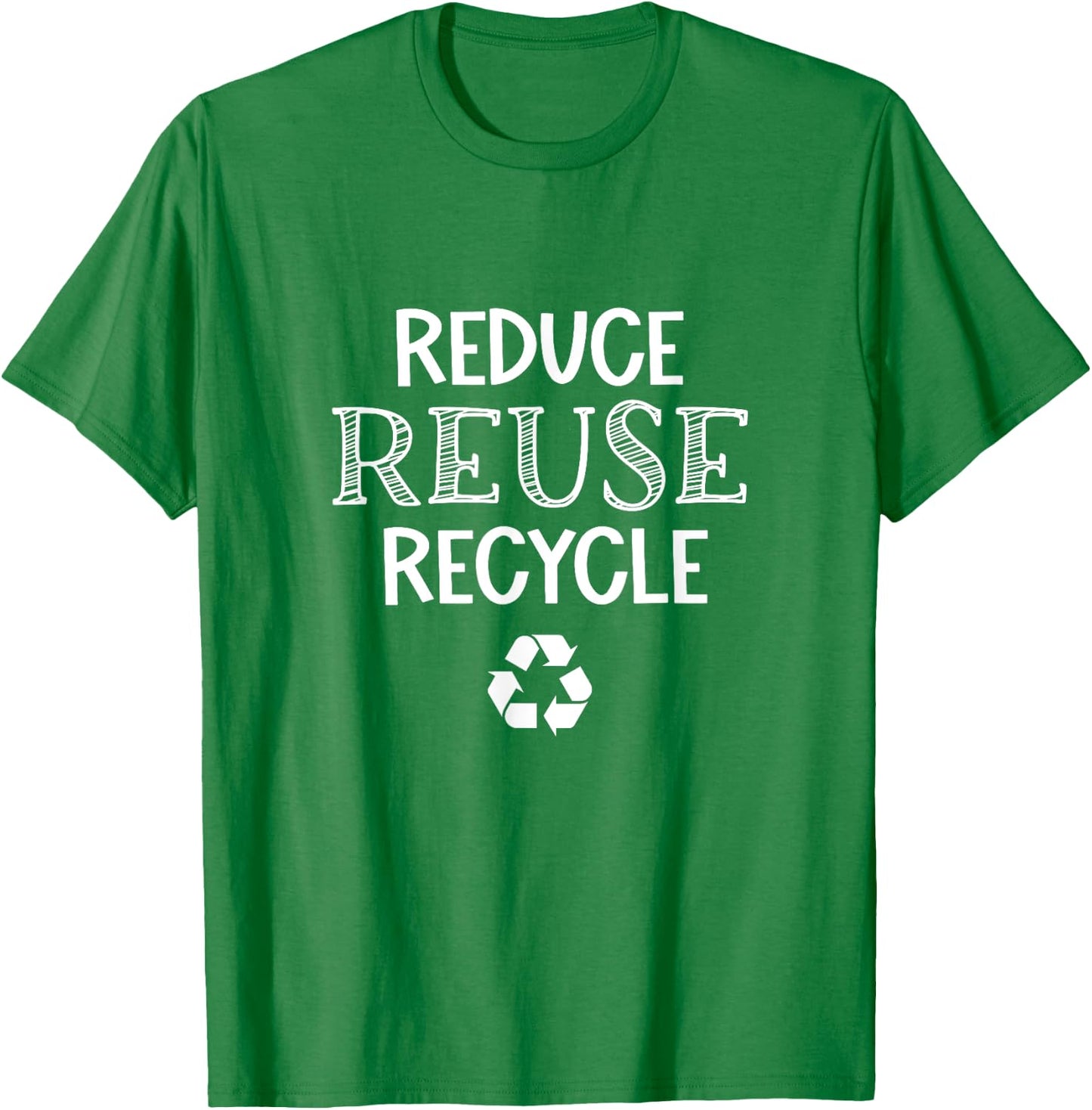 Earth Day Arbor Day Garbage Truck Reduce Reuse Recycle T-Shirt - T-Shirt | Irish Green