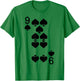 9 of Spades - Playing Card Halloween Costume T-Shirt - T-Shirt | Irish Green