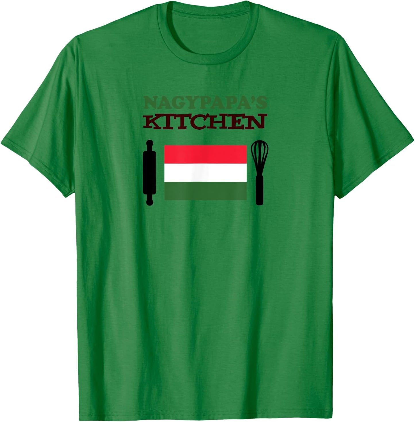 Nagypapa's Kitchen Hungarian Grandpa T-Shirt - T-Shirt | Irish Green