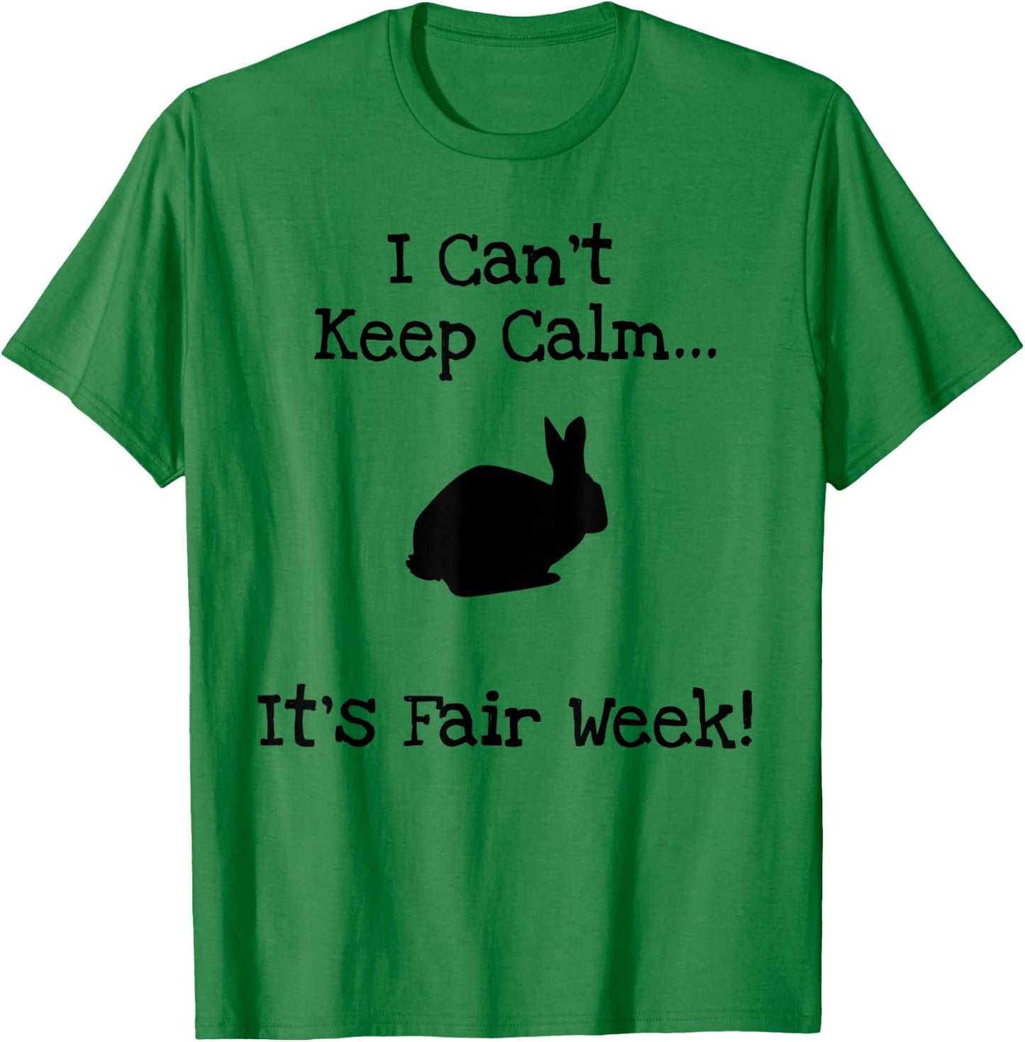 Funny State County Fair Livestock Show Farm Animal Rabbit T-Shirt - T-Shirt | Irish Green