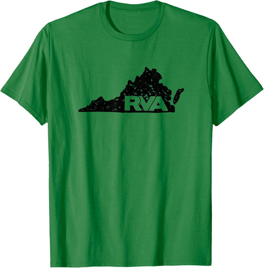 RVA logo fun cute Richmond Virginia T-Shirt - T-Shirt | Irish Green