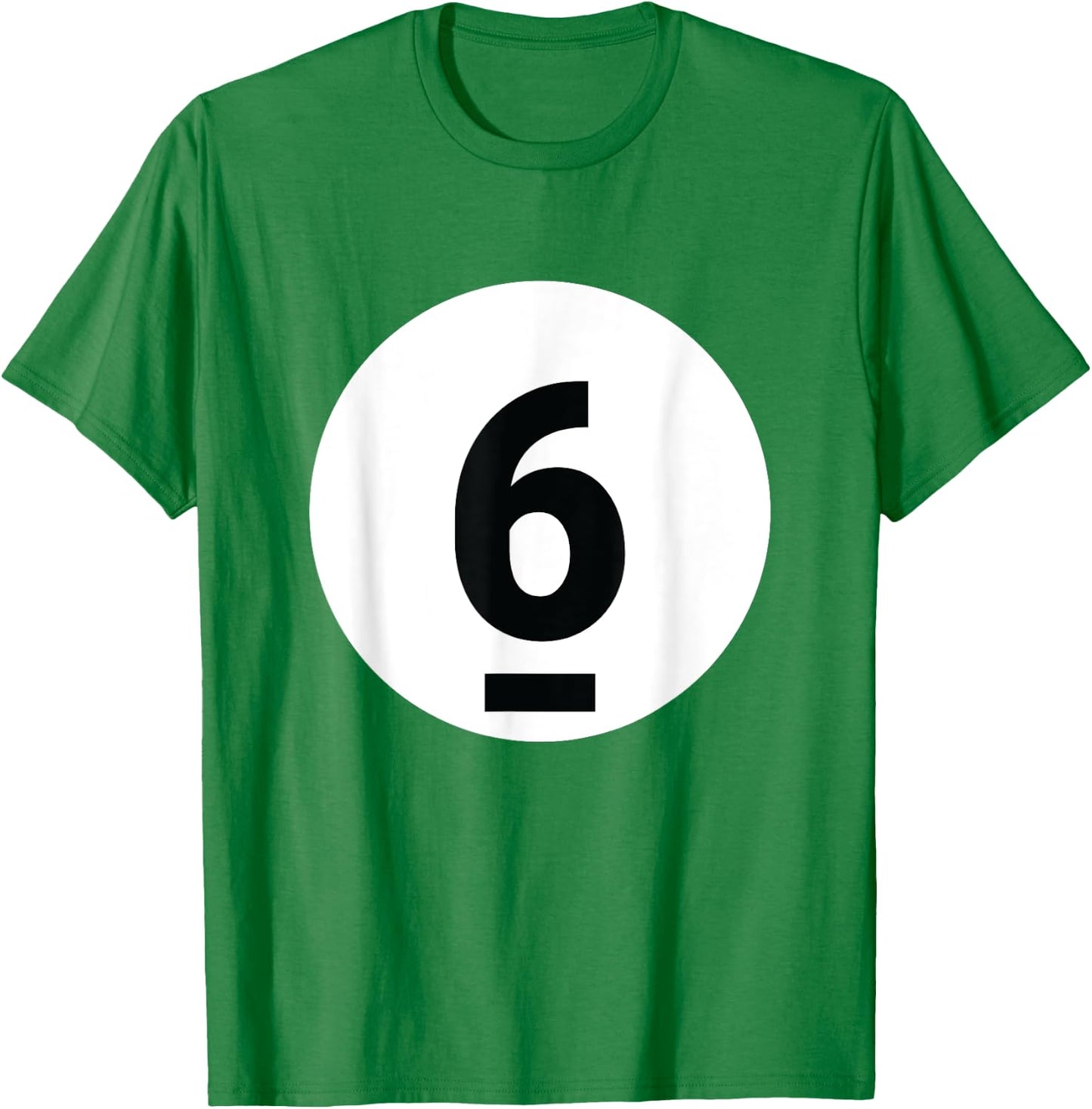 8 Pool Ball 6 Billiards Costume Halloween Group Matching T-Shirt - T-Shirt | Irish Green