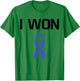 I Won - Fighter Warrior Rectal Cancer Awareness T-Shirt - T-Shirt | Irish Green