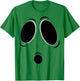 Halloween Ghost Boo Face Graphic Spooky T-Shirt - T-Shirt | Irish Green